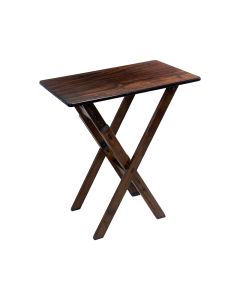 Mesa Multiuso Dobrável 68x43cm para Jantares Bares Imbuia
