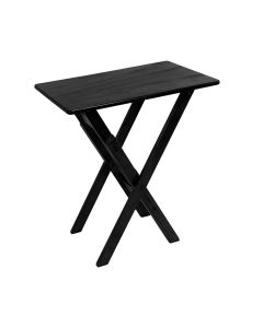 Mesa Multiuso Dobrável 68x43cm para Jantares Bares Preto