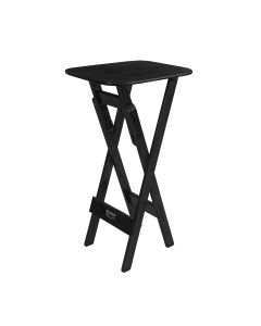 Mesa Bistrô 54x44cm para Bares e Restaurantes Pizzarias Liso / Preto