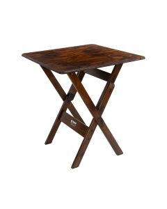 Mesa Dobrável 60x60 Madeira Bares Restaurante Churrasco Imbuia / Liso